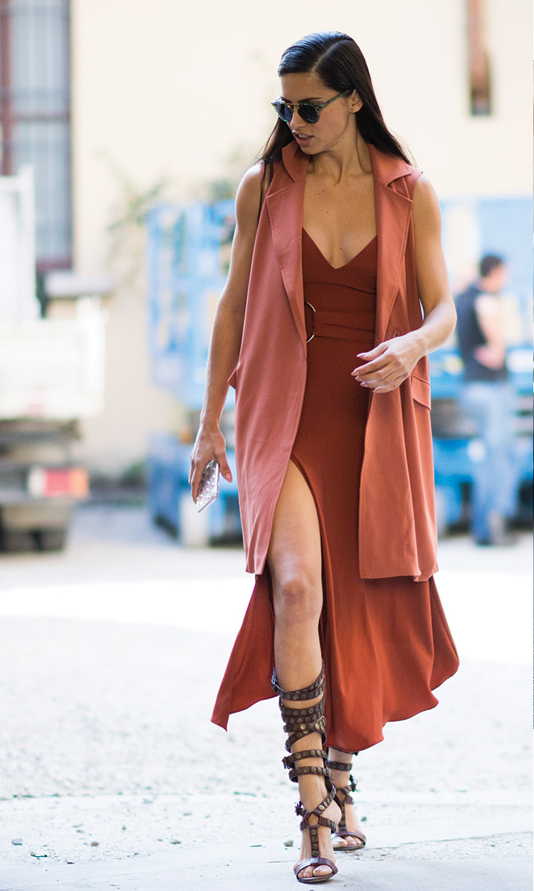 Adriana Lima seen during Milan Fashion Week SpringSummer 2017 on September 24, 2016