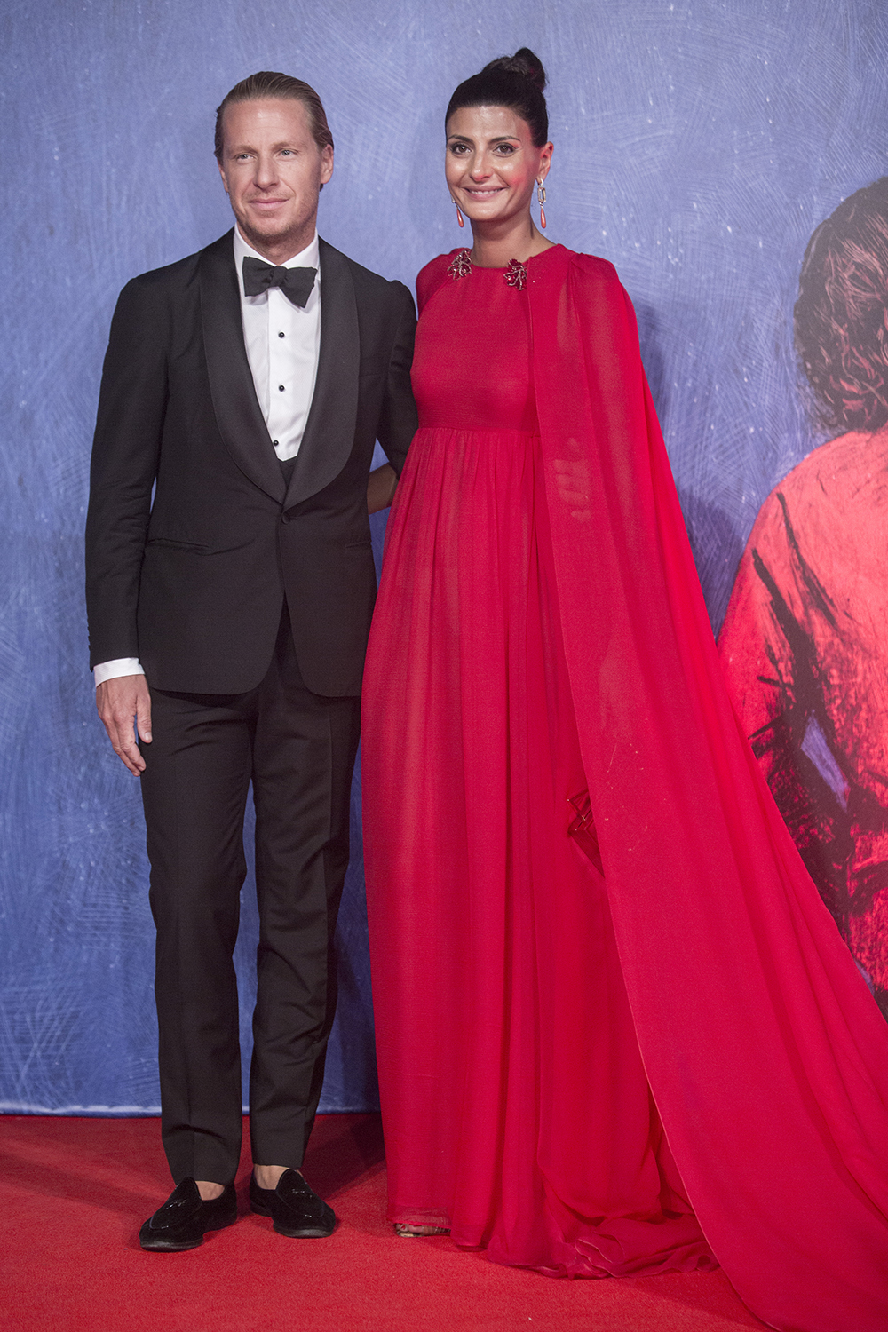 Oscar Engelbert and Giovanna Battaglia attend the premiere of Franca: Chaos and Creation.