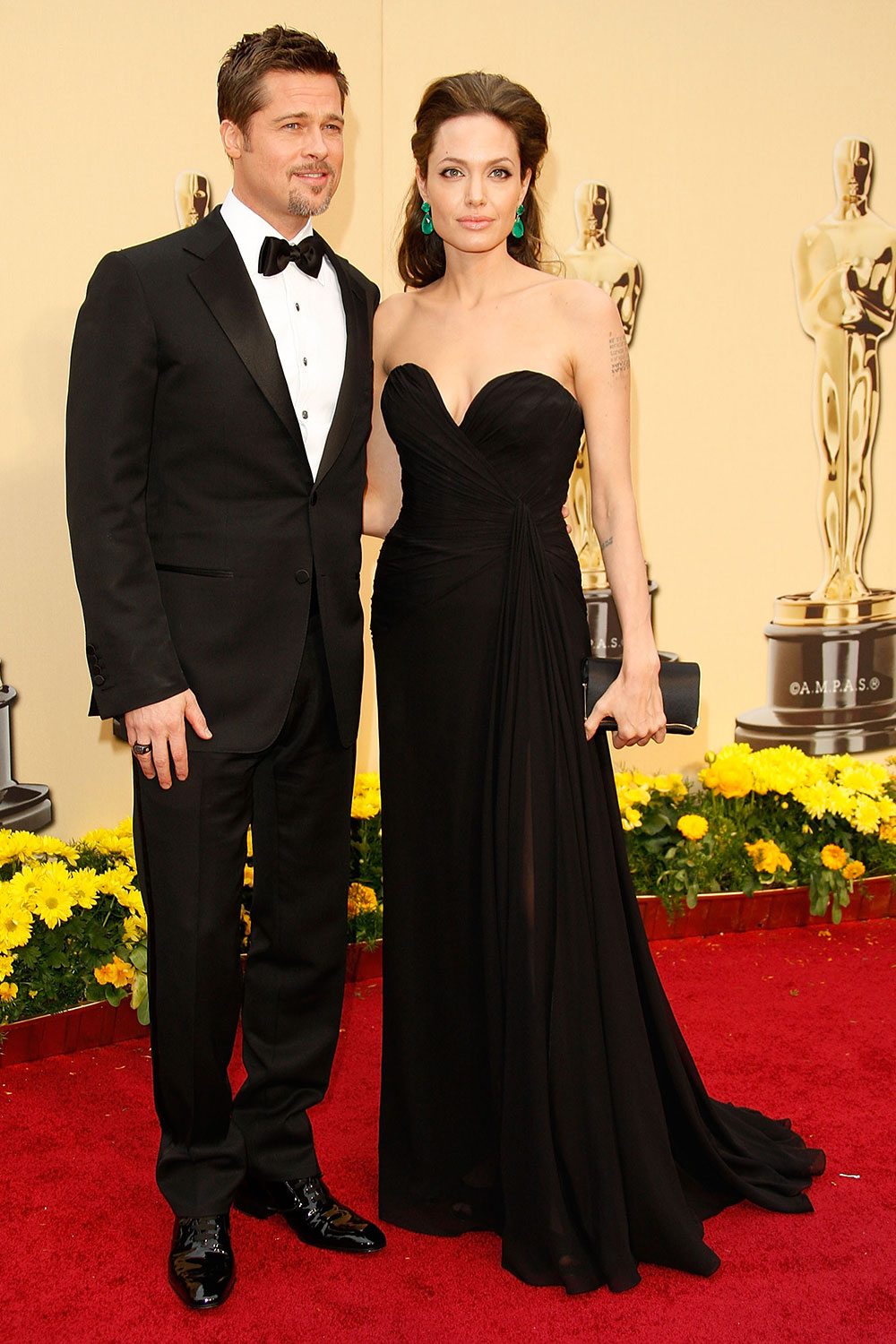 Brad Pitt and Angelina Jolie at the 81st Annual Academy Awards in 2009