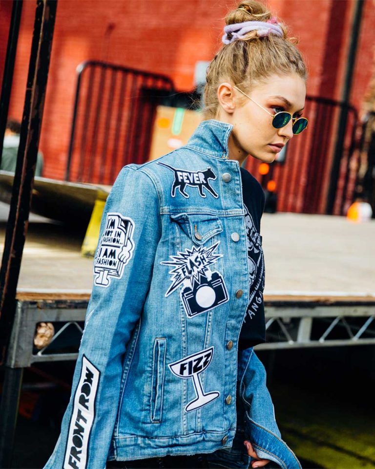 Gigi Hadid at New York Fashion Week. Photo by Sam Lee