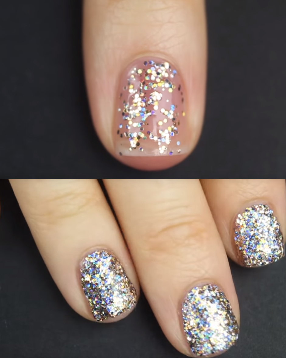 It turns out you've been applying glitter polish all wrong! - Fashion ...