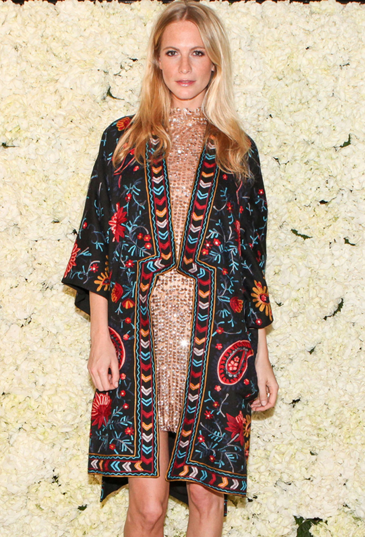 Poppy Delevingne glams it up in French Connection.