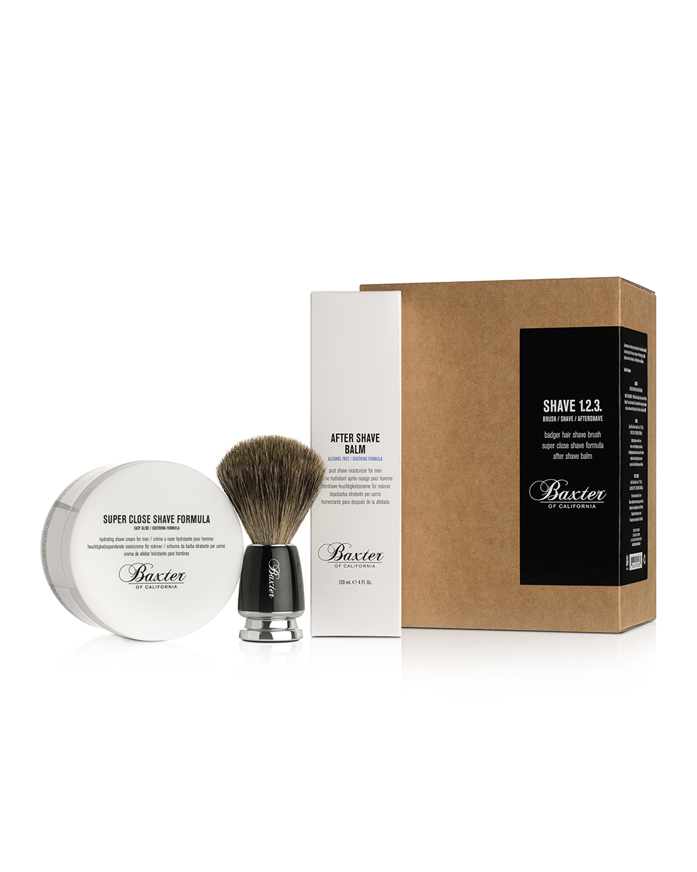 Baxter of California Shave 123 set, $129, from Barkers.