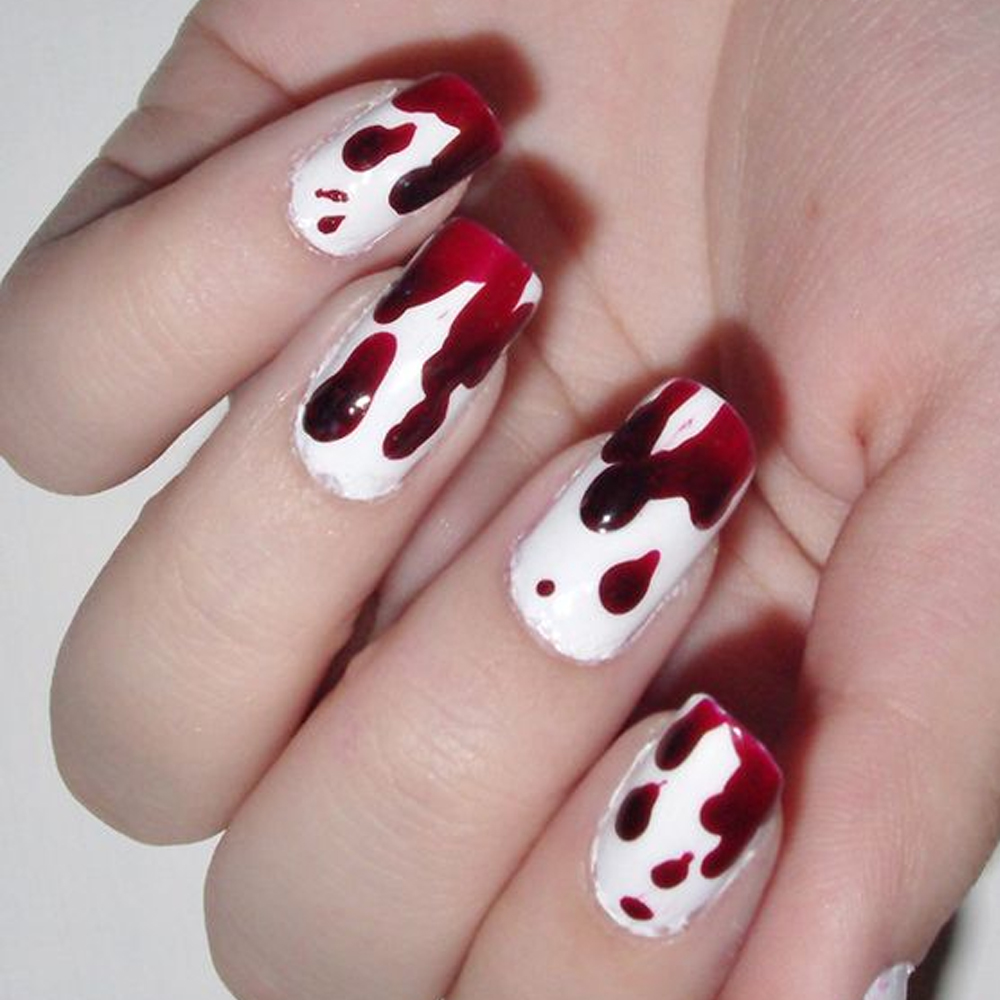 non-traditional nail art options for Halloween
