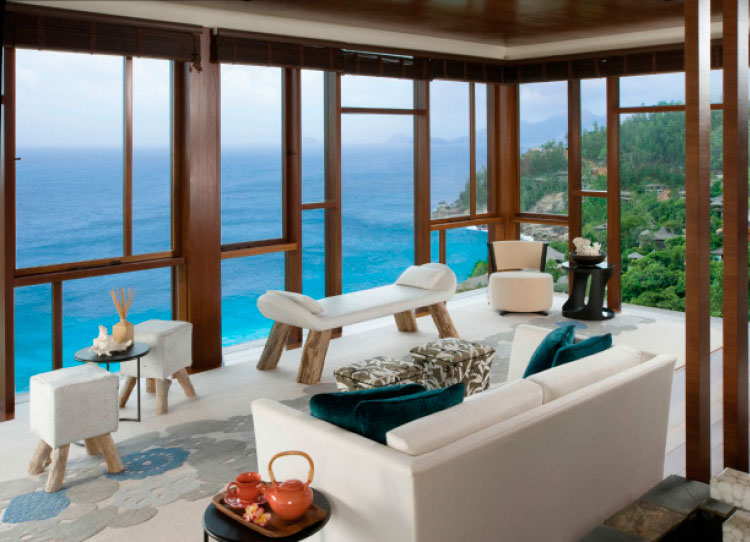 luxury accommodation in the Seychelles