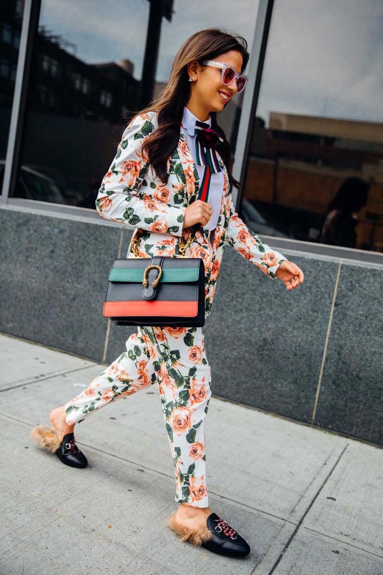 GUCCI GUCCI GUCCI: Designer of the moment Alessandro Michele of Gucci has a million minions out on the street wearing his latest prints and we love that his style celebrates everyone's own eccentricity.