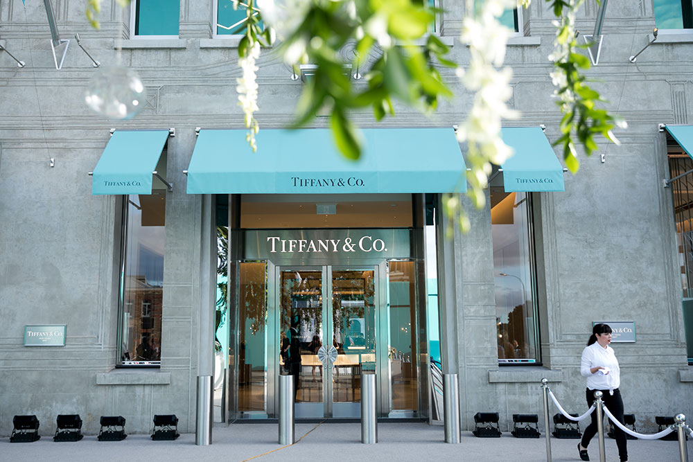 The new Tiffany & Co Auckland flagship boutique.