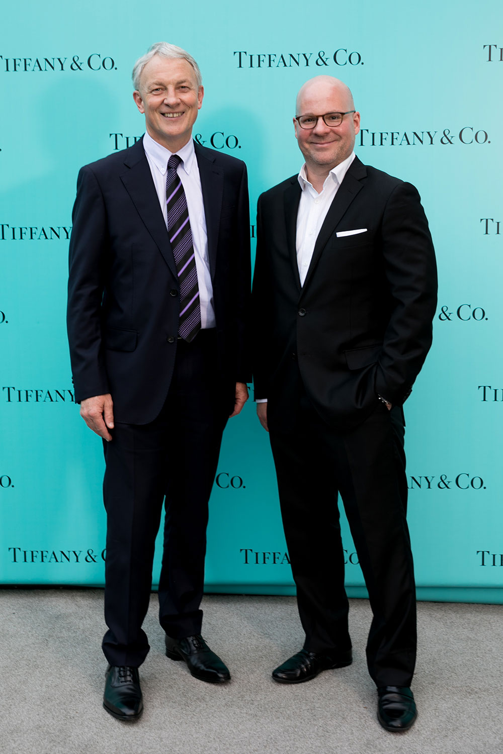 Mayor Phil Goff with Tiffany & Co Australia MD Glen Schlehuber.