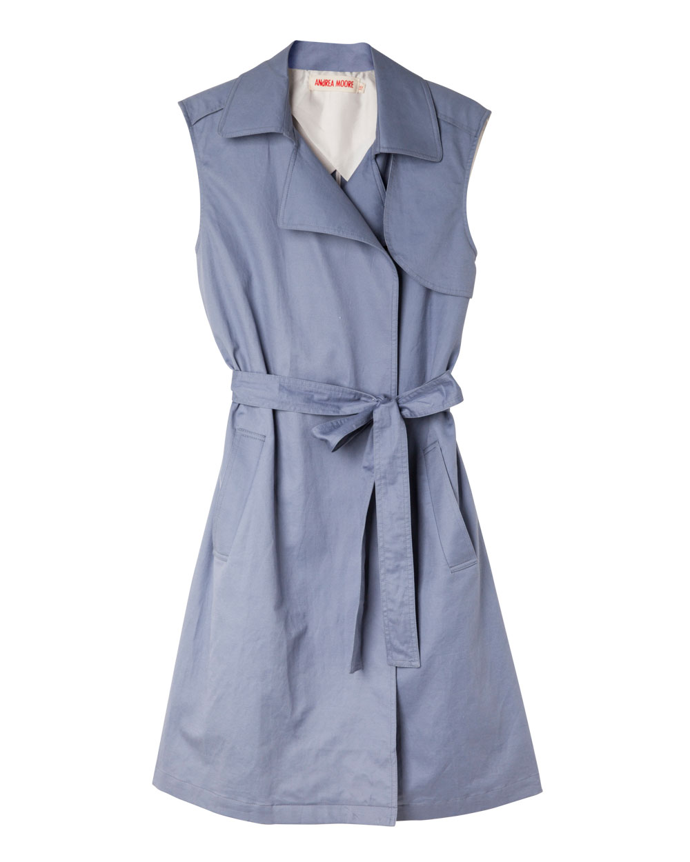 Andrea Moore sleeveless coat, $399