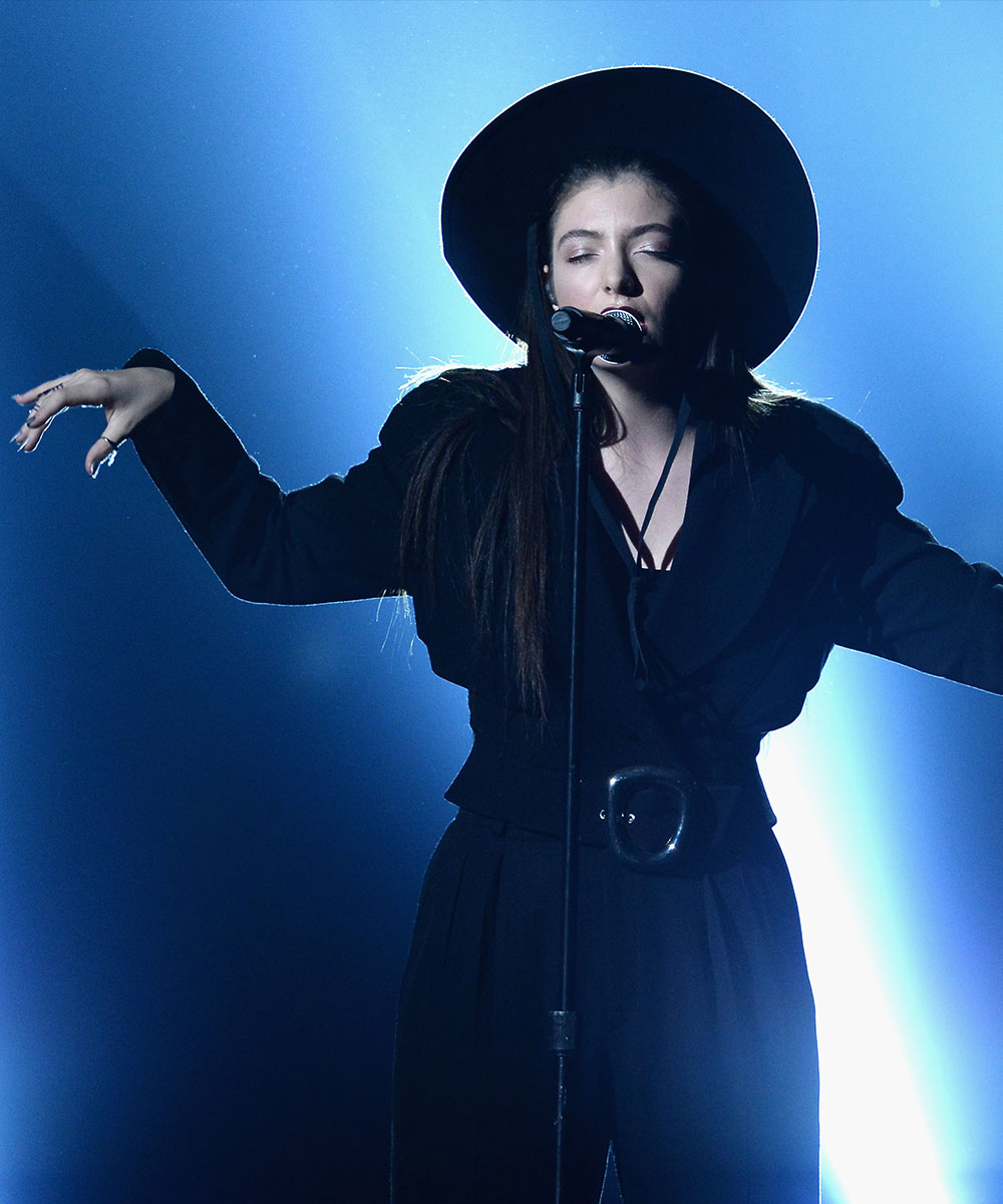 On stage during the 2014 Billboard Music Awards, Lorde proved she could rock a hat with the very best of them...