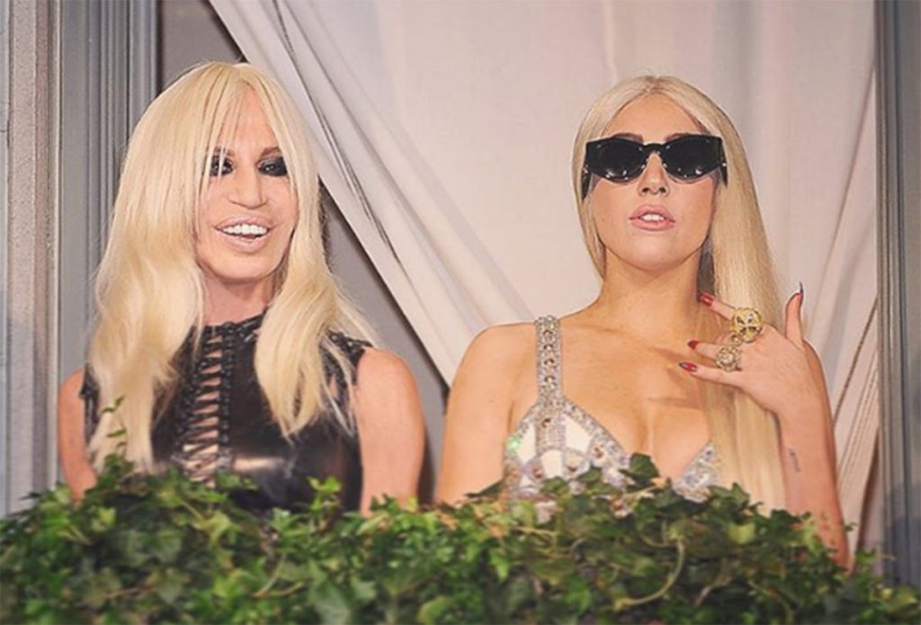 Gaga and Donatella