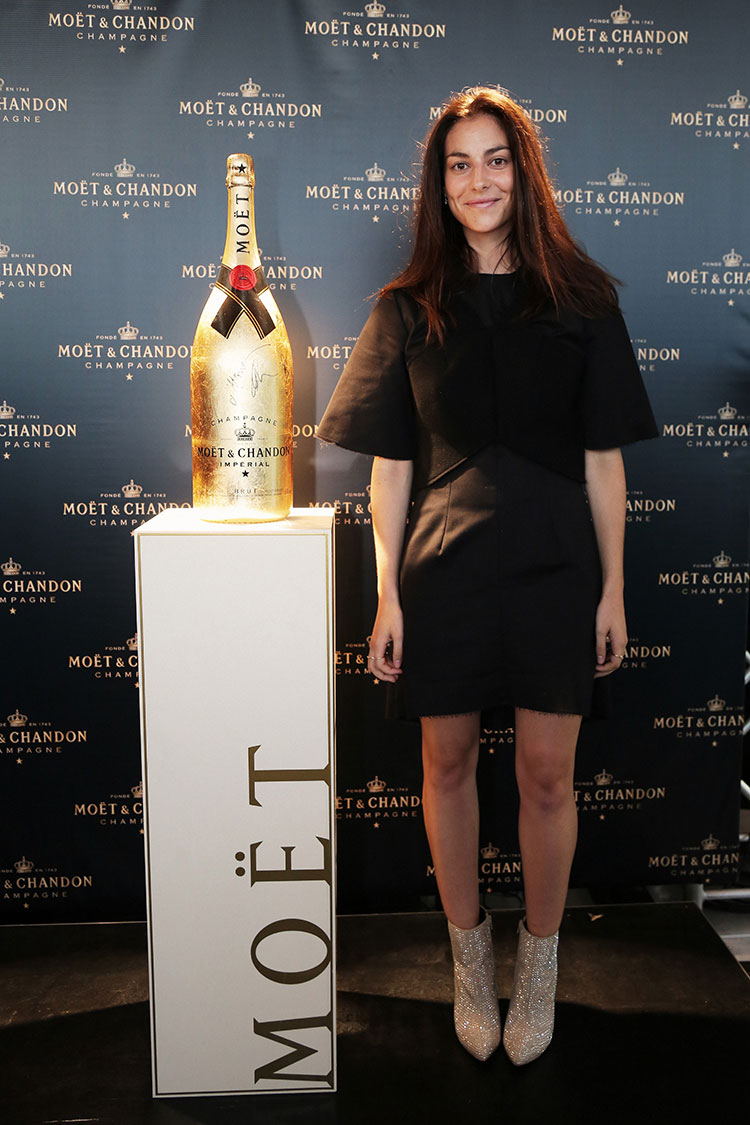 Georgia Currie of Georgia Alice is being honoured as one of five up-and-coming New Zealand talents by Moet & Chandon