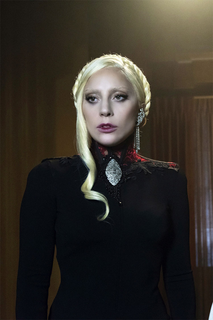 Lady Gaga in Forge Fashion posture collar