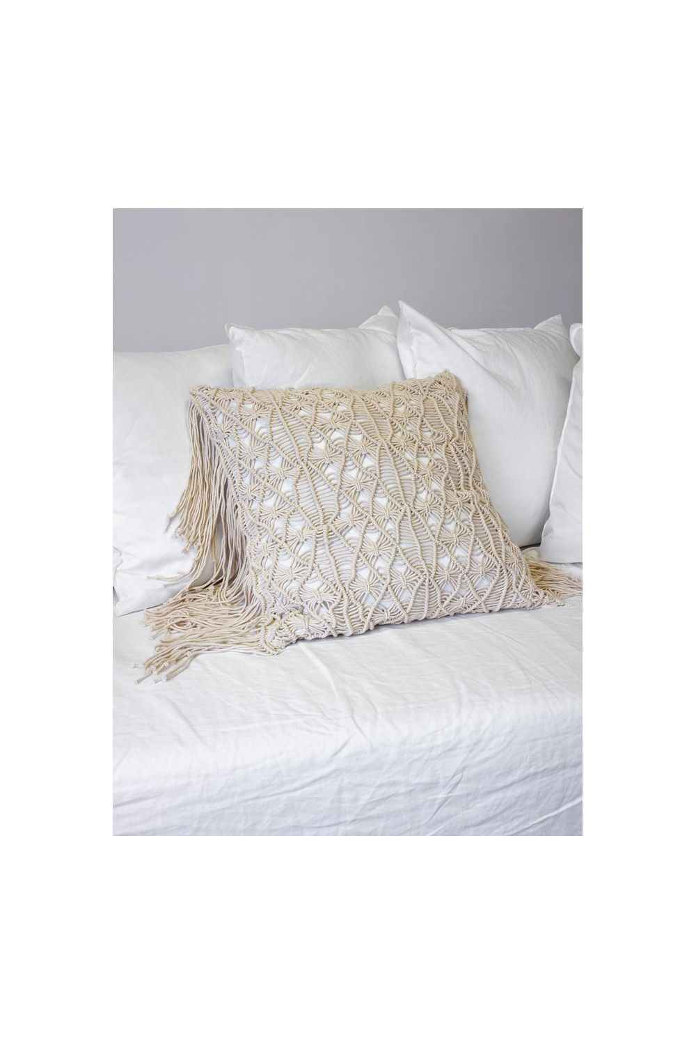 Nest knot cushion, $99