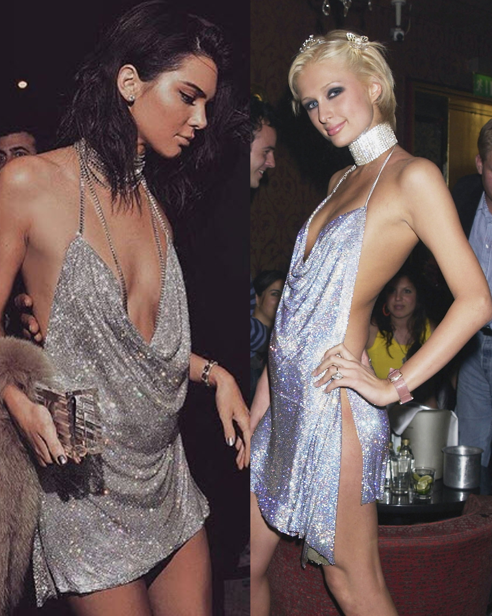 Kendall jenner clearance paris hilton dress