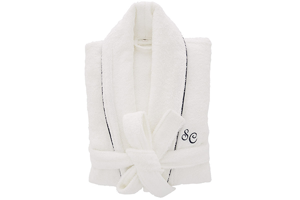 Sheridan monogrammed bath robe, from $139.95