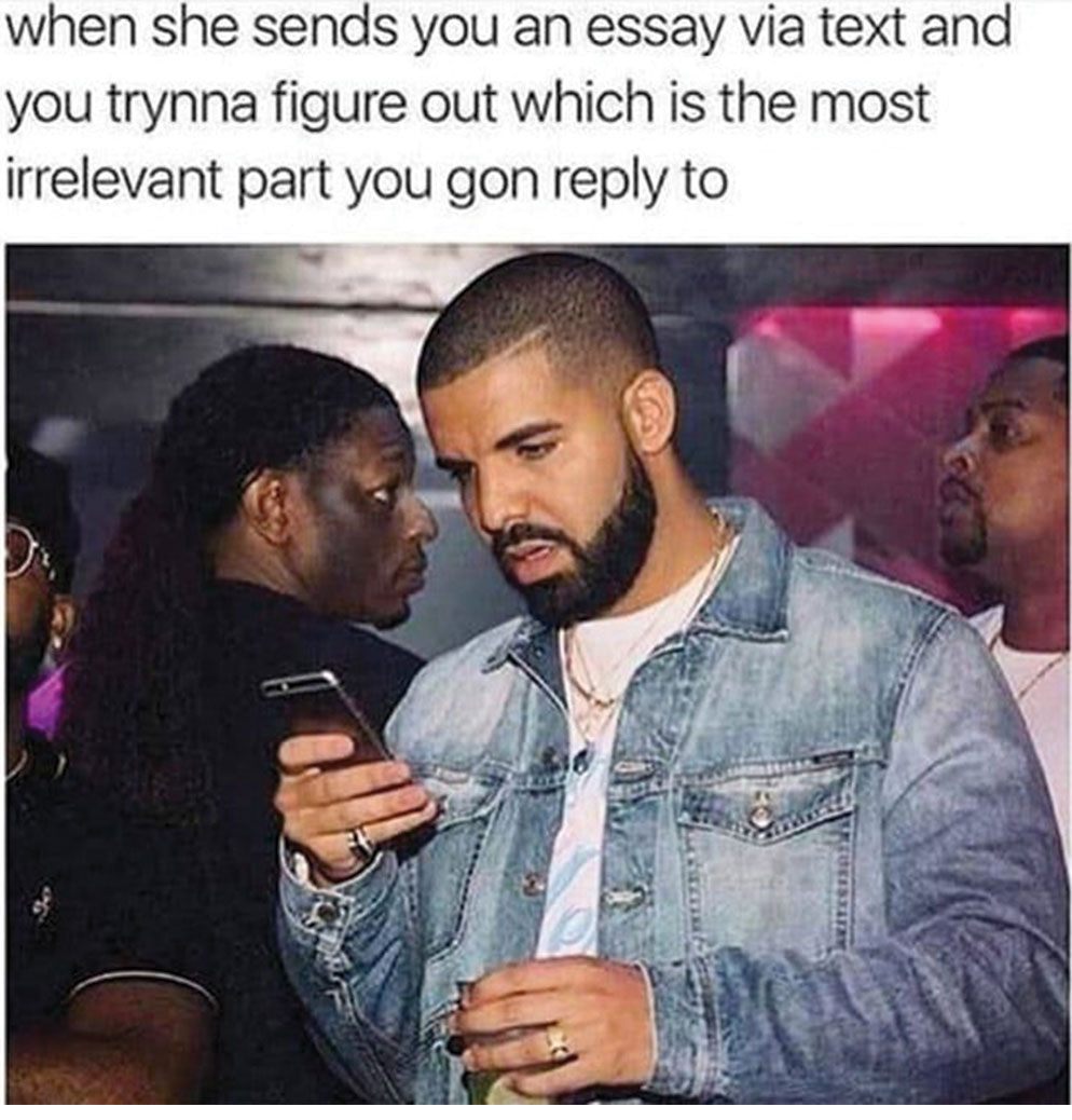 Drake on the phone in the club memes