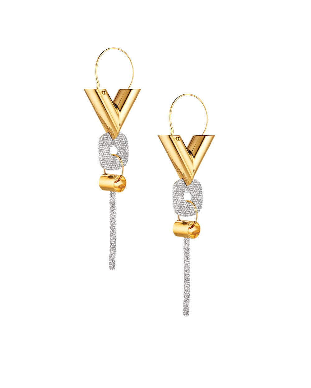 Louis Vuitton earrings, $1400