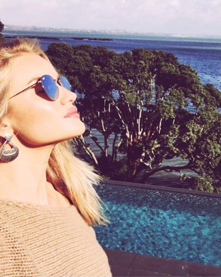 Rosie Huntington-Whiteley in NZ