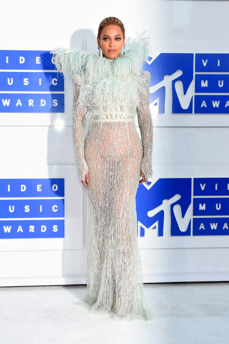Beyonce at the MTV Video Music Awards in August 2016.