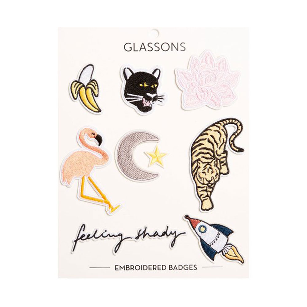 Glassons embroidered badges