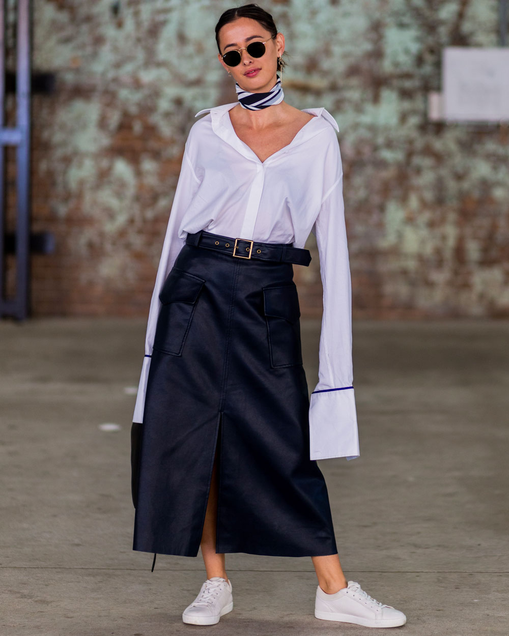 dramatic sleeves MBFWA street style fashion trends
