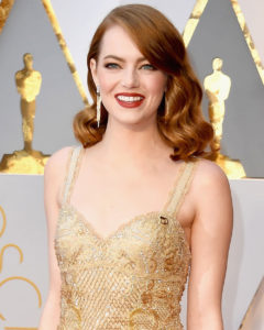 Emma Stone in Givenchy at the 2017 Oscars