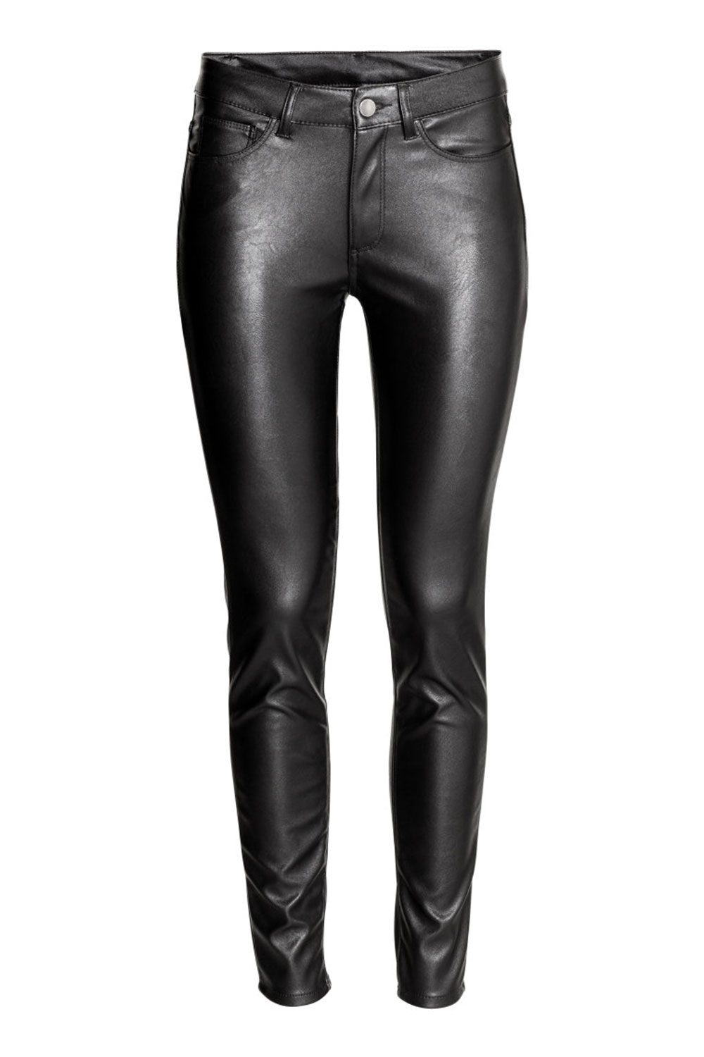 H&M leather look pants