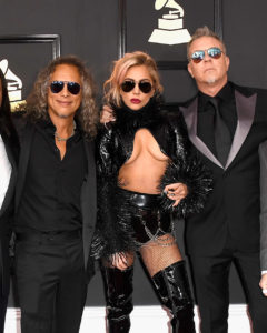 Lady Gaga and Metallica at the Grammys 2017