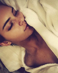 Kendall Jenner sleeping