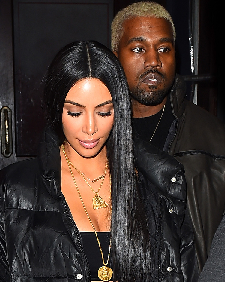 Kim Kardashian and Kanye West (H)