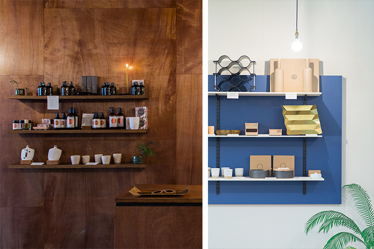 First to open, Precinct 35 is a homewares and accessories store that doubles as an exhibition space. Brands include Fog Linen from Japan, Salad Days Ceramics from Australia and Ingrid Starnes beauty products
