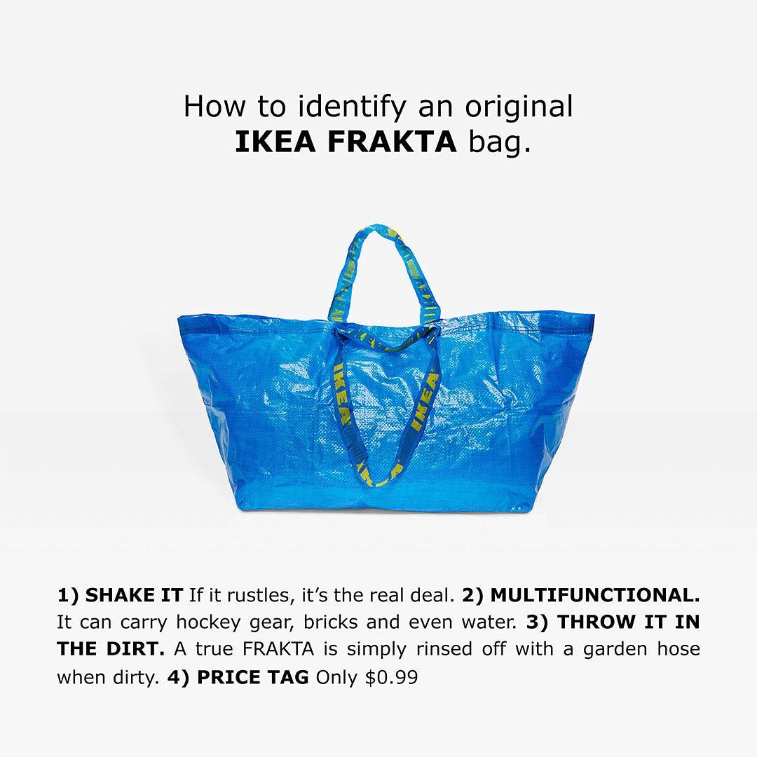 Ikea ad for Frakta bag