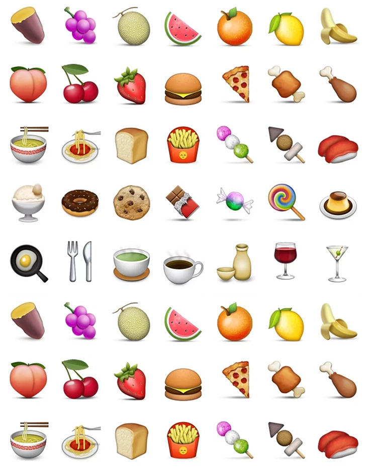 Food emoji (h)
