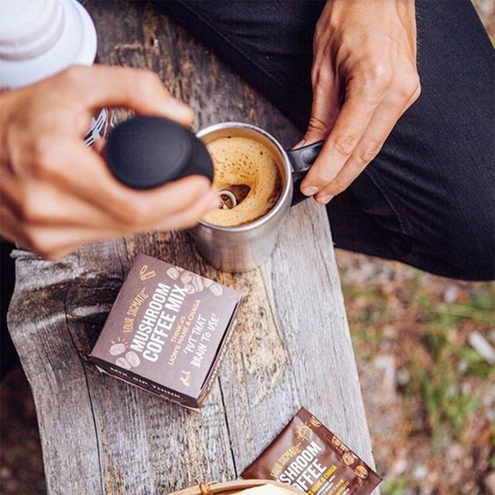 Move over matcha, mushrooms have muscled their way onto the coffee scene. The Chaga mushrooms - which claim to harness the power of antioxidants, as well as being mineral rich - are added to your regular brew. Apparently the flavour is fairly palatable, and not dissimilar to a regular coffee.