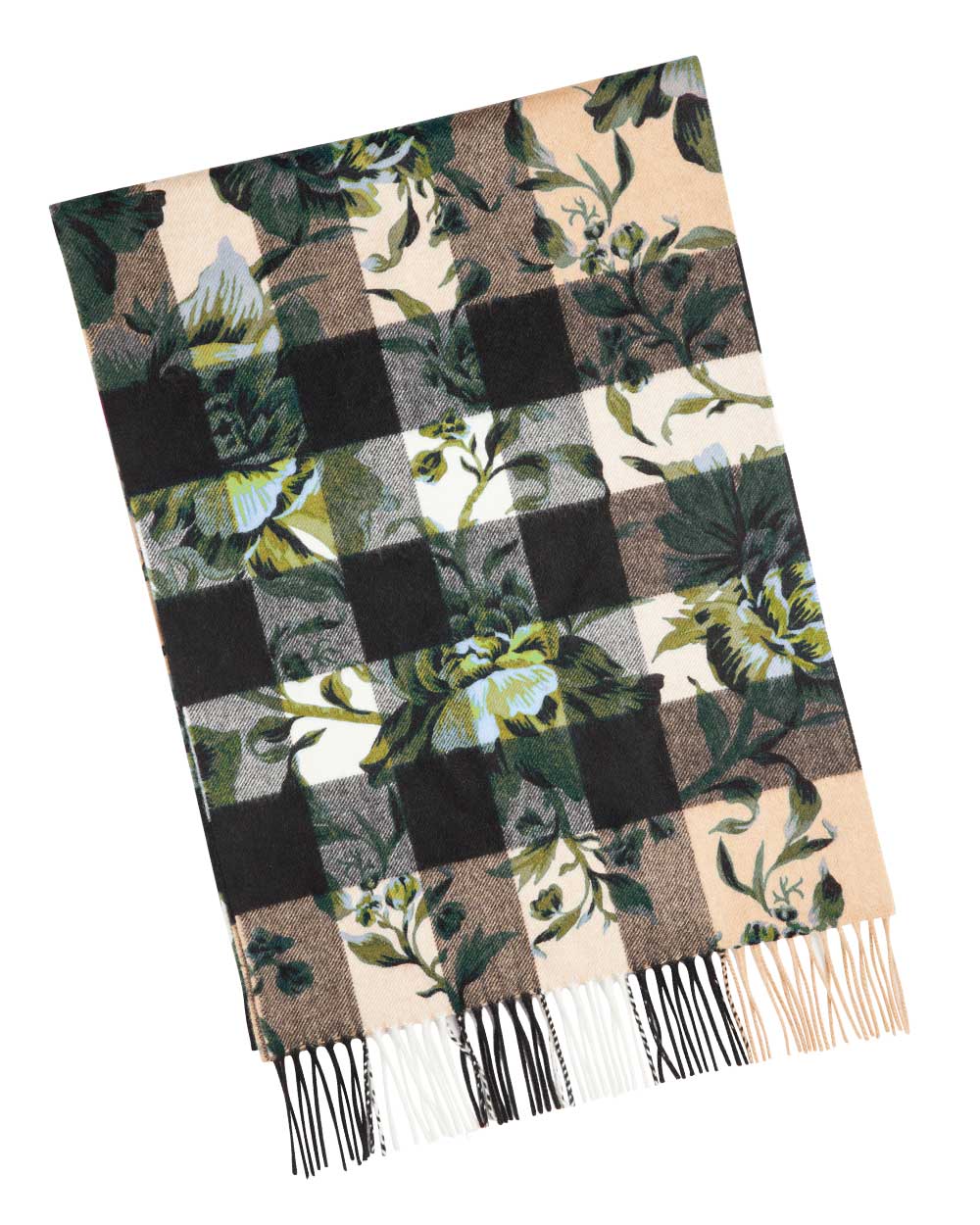 Burberry scarf, $1165, from T Galleria by DFS