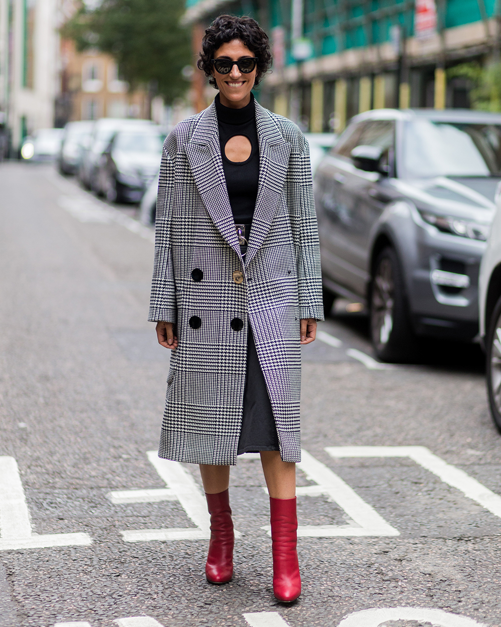 THE RED LEATHER: Yasmin Sewell at London Fashion Week