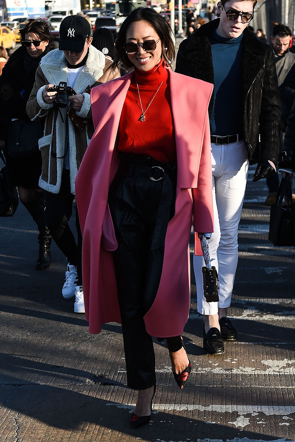 Aimee Song at New York Fashion Week