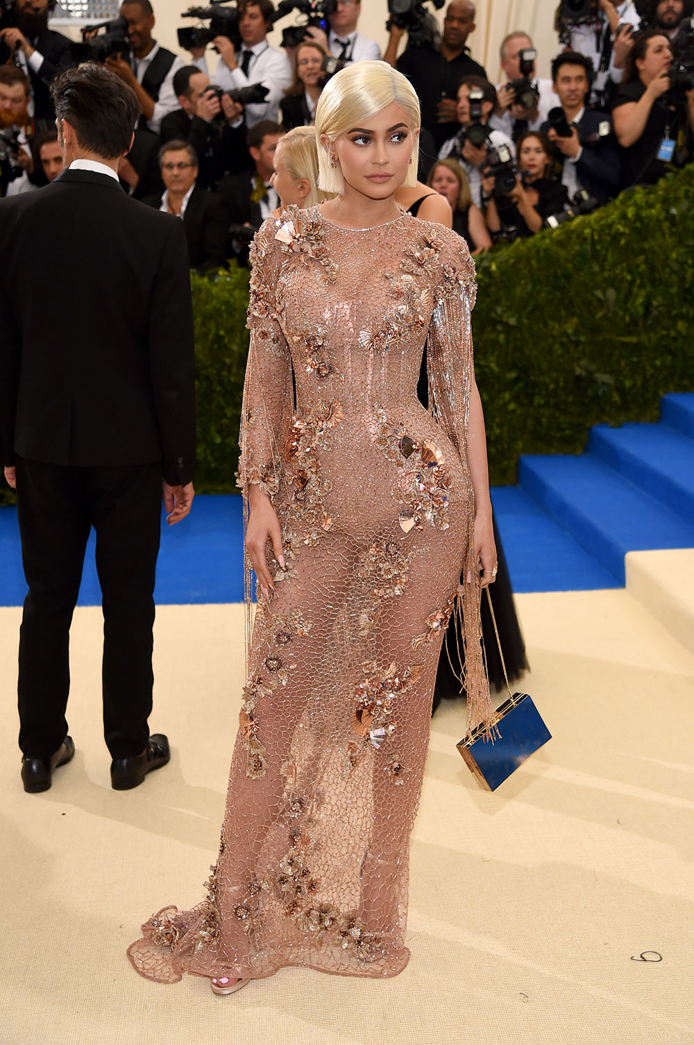 Kylie Jenner wearing Versace.