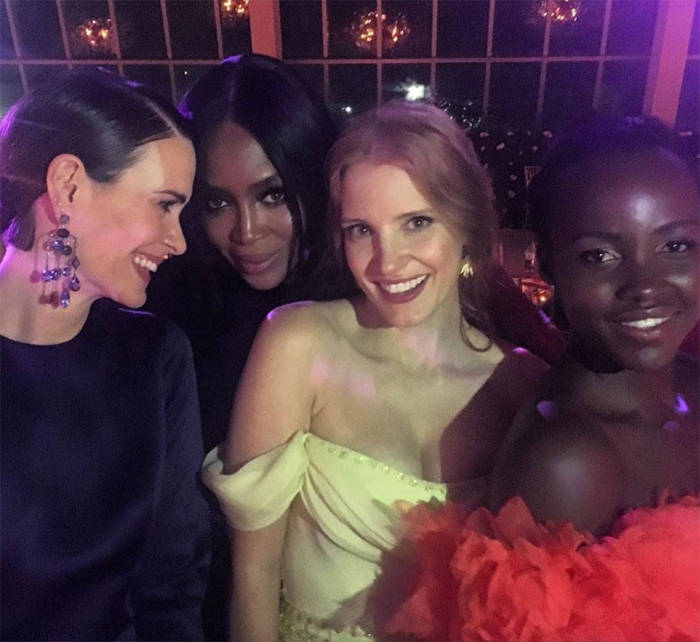 According to incoming Vogue UK editor Edward Enninful, Sarah Paulson, Naomi Campbell, Jessica Chastain and Lupita Nyong'o were the last four standing at the Met.