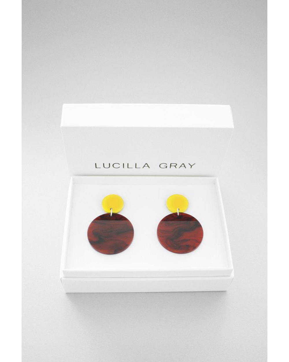 Lucilla Gray earrings, $79