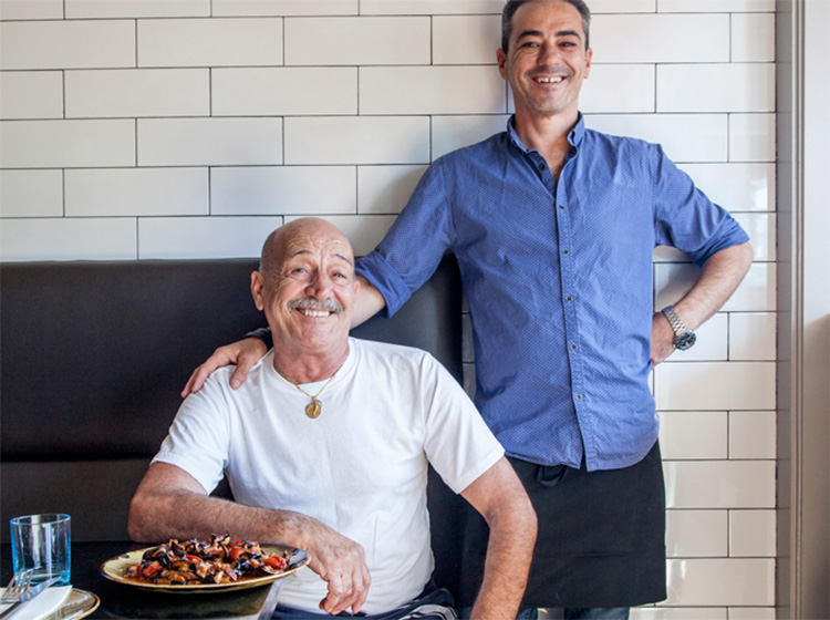 Spacca’s pizza maker Antonio Buonocore, left, and Gino Buonocore, the owner of Spacca. 