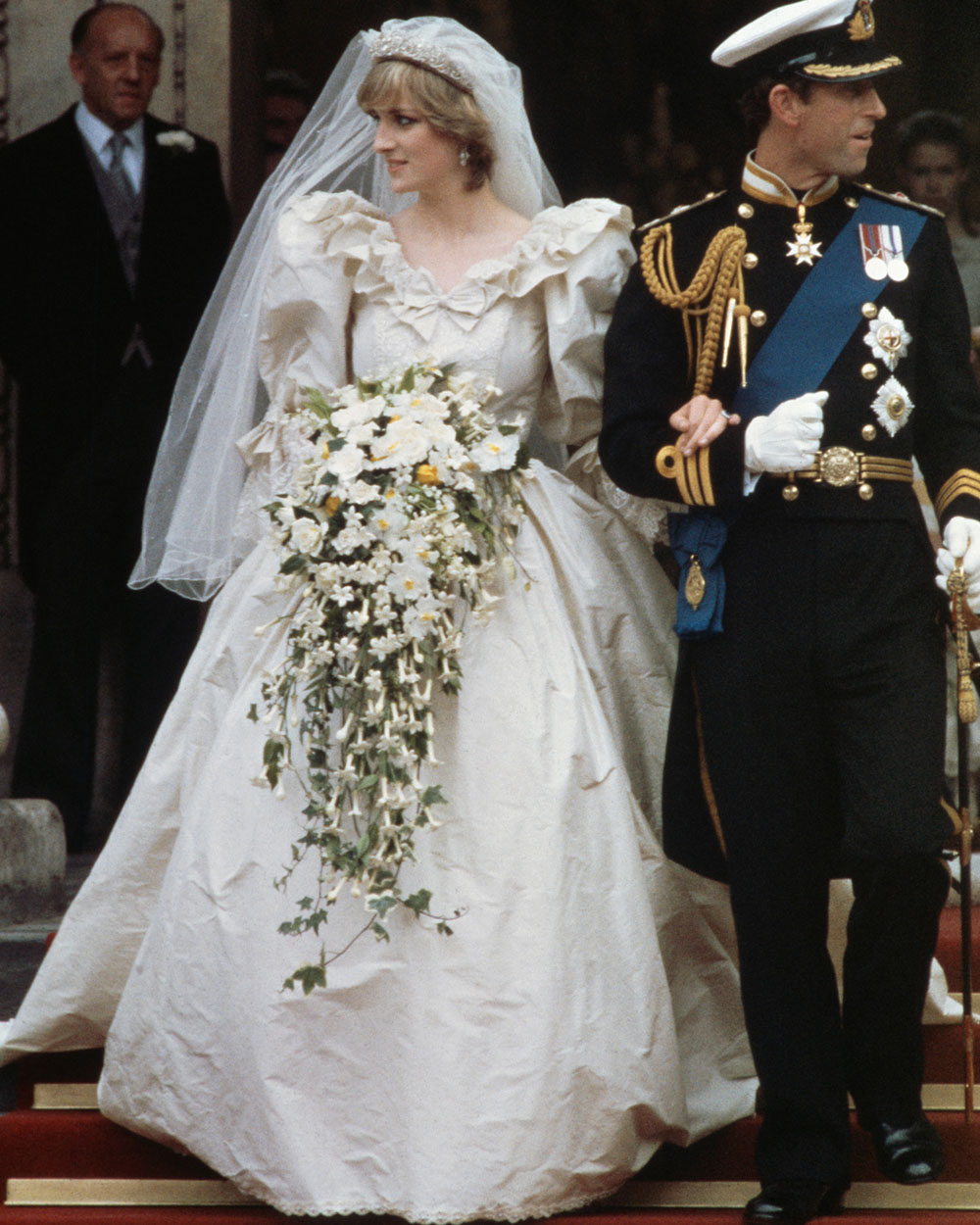 Diana, Princess of Wales, in David and Elizabeth Emanuel