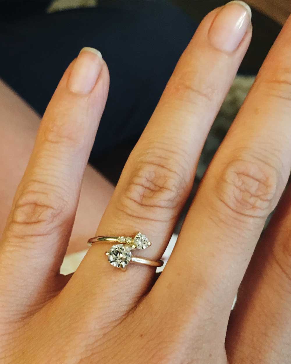 Olivia’s-diamond-engagement-ring-was-designed-by-her-fiancé-but-is-based-on-her-Best-Friend-Birthstone-Ring