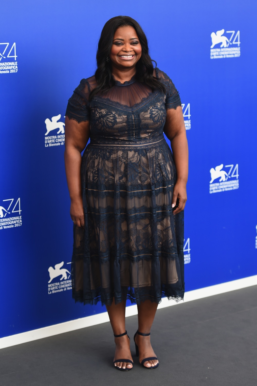 Octavia Spencer attends the 'The Shape Of Water' photocall during the 74th Venice Film Festival