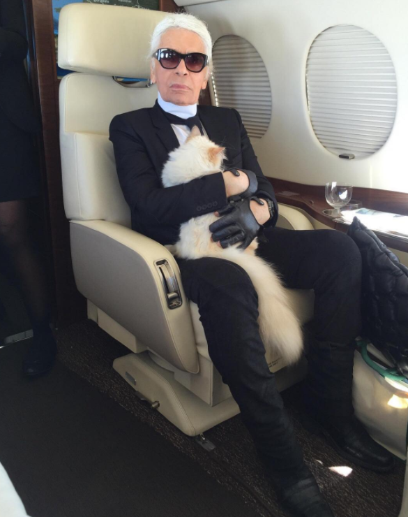 Miss FQ sources the ultimate Halloween costume inspiration for 2017 Karl Lagerfeld & Cat Choupette