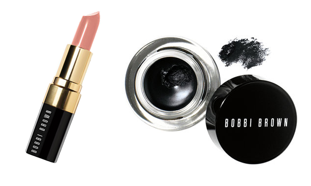 Bobbi Brown Lip Colour $58 and Long-Wear Gel Eyeliner $54