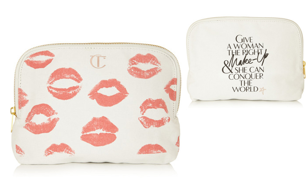 Charlotte Tilbury Printed Cotton Canvas Cosmetic Case $36 from net-a-porter.com