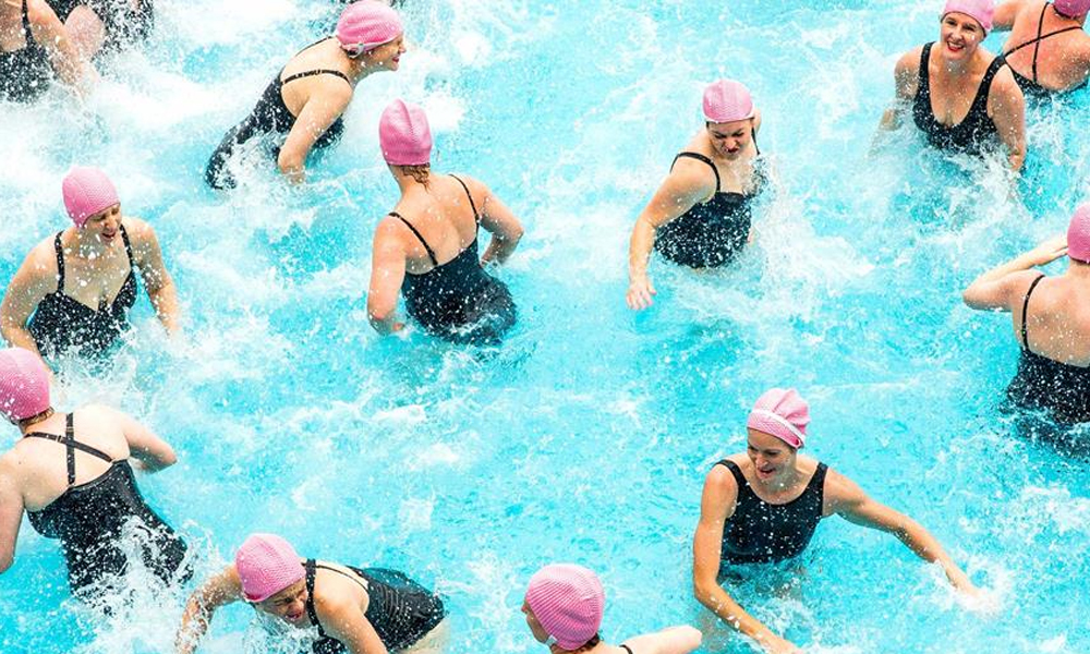 Fitness trends to try this summer_synchro swimming