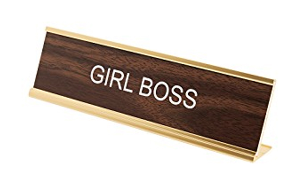 Gift Boutique Girl Boss Nameplate $40.99 from shopbop.com